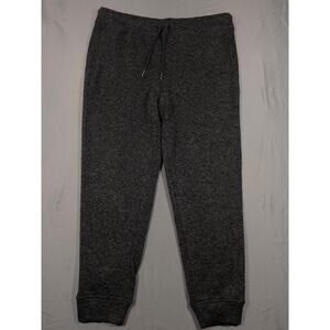 Old Navy Jogger Pants Mens XL Gray Marled Sweatpants Drawstring Lounge